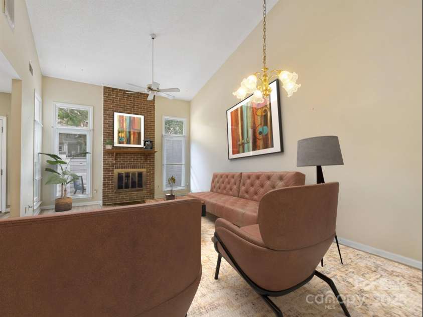 9121 Kings Canyon Drive, Charlotte, NC 28210.  MLS# CAR4264928, YatesRealty ID 22114. Virtual great room