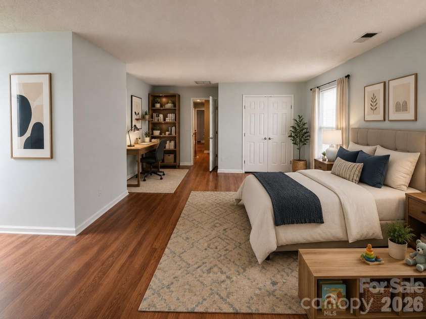 1141 Cureton Place, Charlotte, NC 28217.  MLS# CAR4381082, YatesRealty ID 22116. Virtually Staged