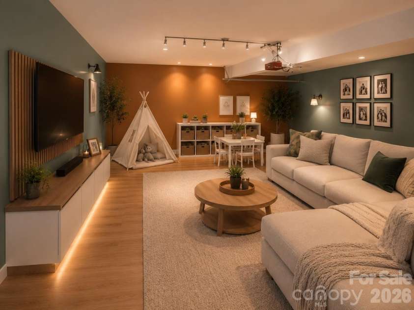 1141 Cureton Place, Charlotte, NC 28217.  MLS# CAR4381082, YatesRealty ID 22116. Virtually Staged