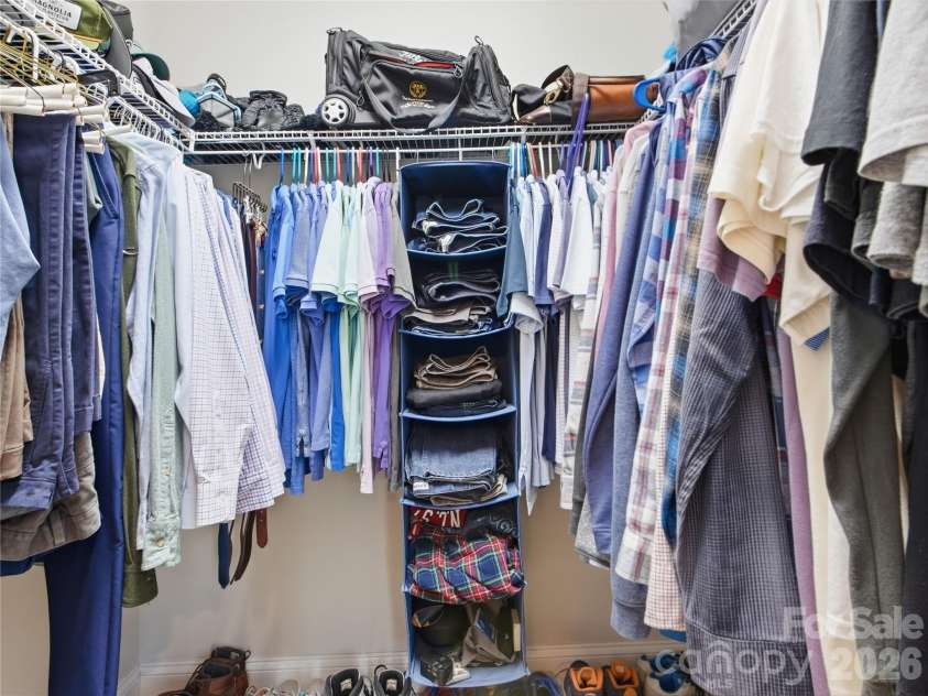 13034 Horned Lark Drive, Charlotte, NC 28278.  MLS# CAR4382228, YatesRealty ID 22122. Spacious His Closet