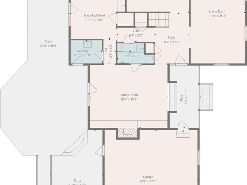 109 Fairway Drive, Fort Mill, SC 29715.  MLS# CAR4375161, YatesRealty ID 22123. Main Level Floor Plan