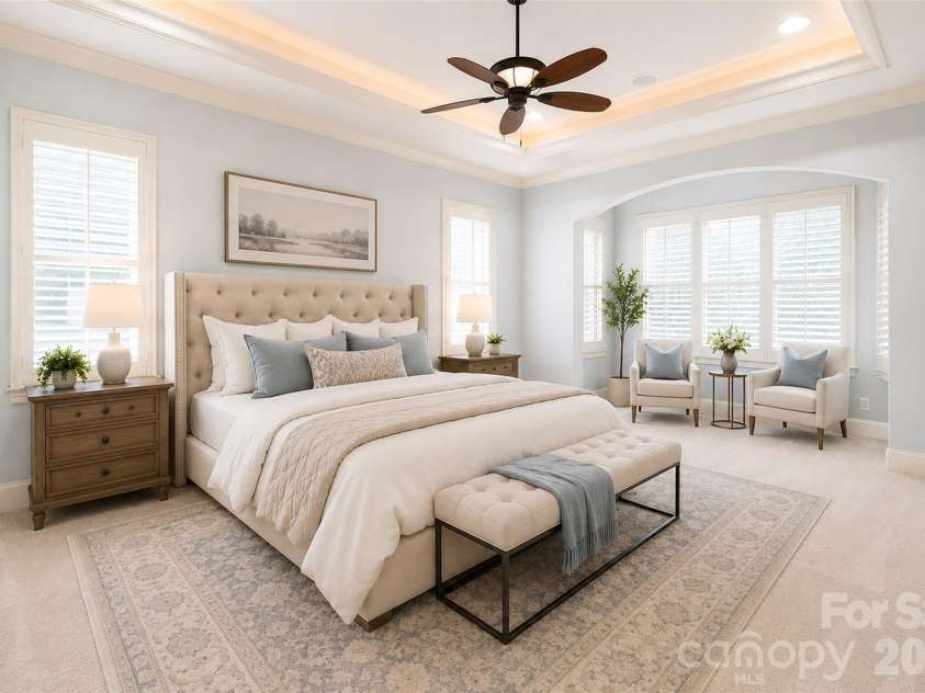 9911 Clarkes View Place, Concord, NC 28027.  MLS# CAR4390814, YatesRealty ID 22127. *Picture has been digitally staged