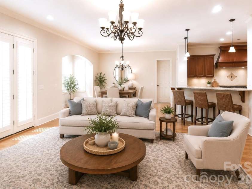 9911 Clarkes View Place, Concord, NC 28027.  MLS# CAR4390814, YatesRealty ID 22127. *Picture has been digitally staged
