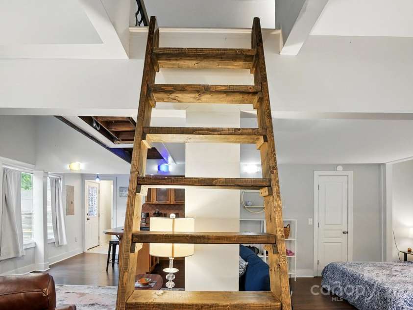 4235 Howie Circle, Charlotte, NC 28205.  MLS# CAR4258170, YatesRealty ID 22134. Ladder to loft