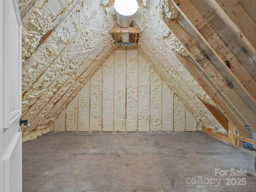 17 Kiftsgate Court, Asheville, NC 28804.  MLS# CAR4242474, YatesRealty ID 22138. Walkin attic space that could easily be finished