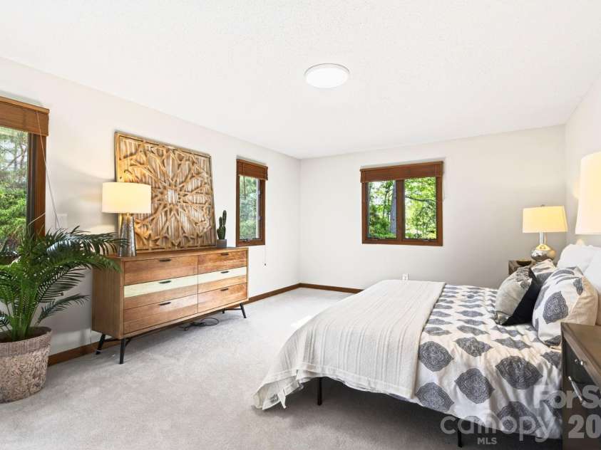 4 Zachary Ridge Road, Asheville, NC 28804.  MLS# CAR4363422, YatesRealty ID 22143. Primary Suite Gets Great Light