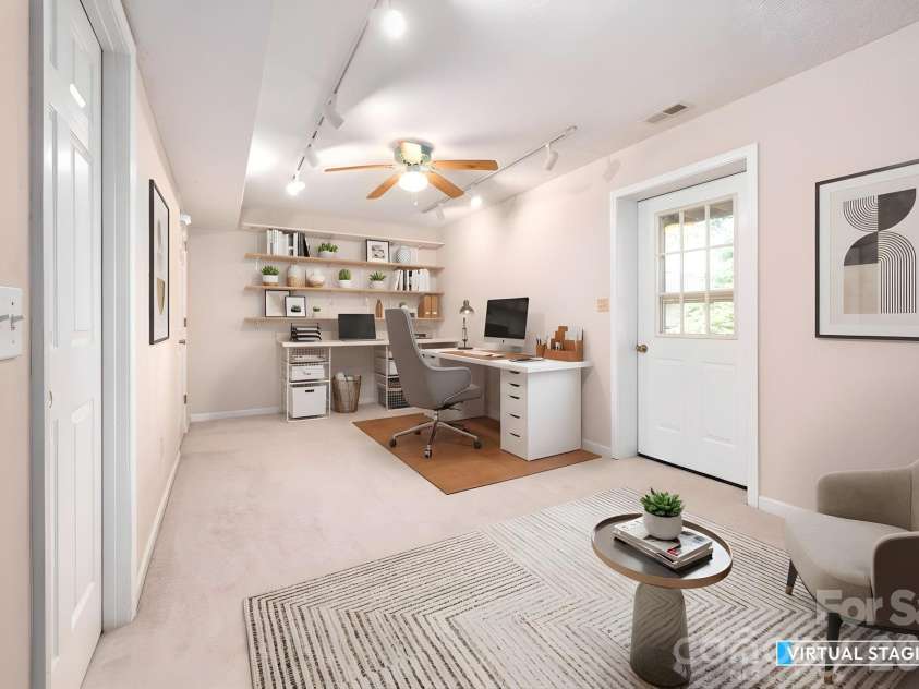 4 Zachary Ridge Road, Asheville, NC 28804.  MLS# CAR4363422, YatesRealty ID 22143. Third Bedroom has Rear Yard Access - Virtually Staged