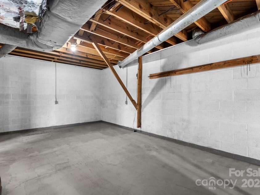63 Wagner Road, Taylorsville, NC 28681.  MLS# CAR4220675, YatesRealty ID 2216. Basement storage