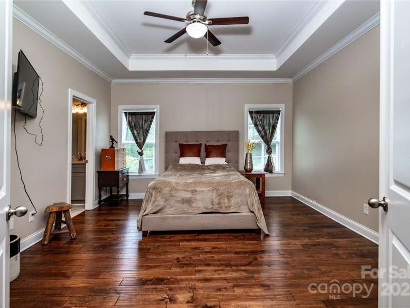 1858 Brevard Place Road, Iron Station, NC 28080.  MLS# CAR4265336, YatesRealty ID 22165. Primary Bedroom