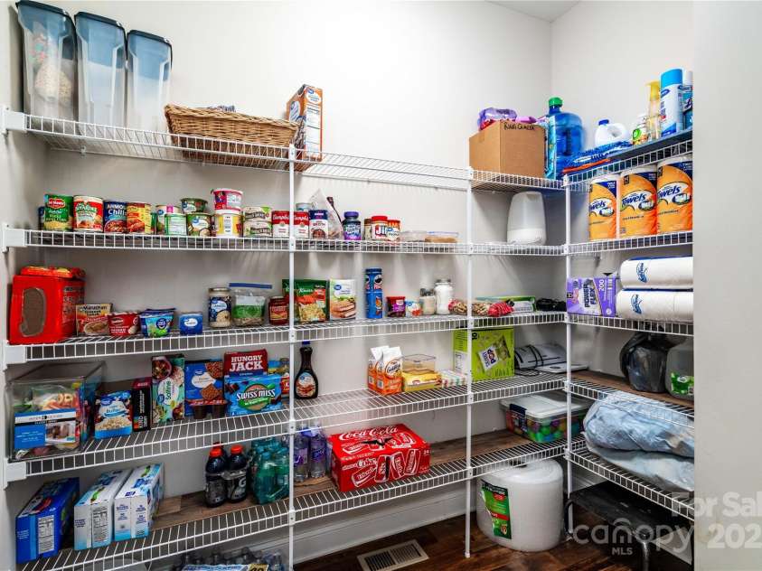 1858 Brevard Place Road, Iron Station, NC 28080.  MLS# CAR4265336, YatesRealty ID 22165. Spacious Walk-in Pantry