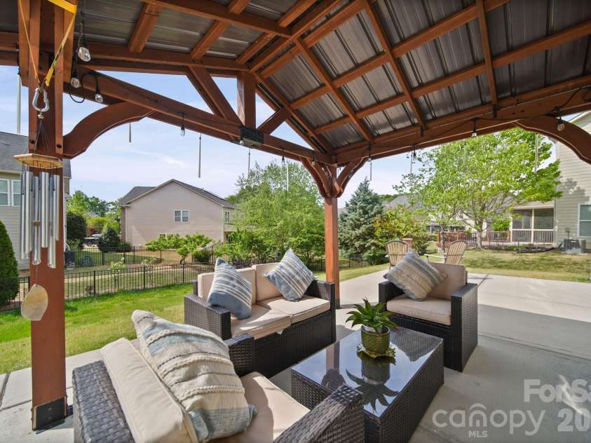 4019 Orchid Way, Tega Cay, SC 29708.  MLS# CAR4369824, YatesRealty ID 22166. Back Patio