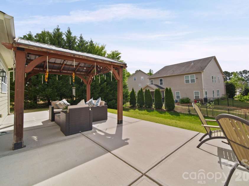 4019 Orchid Way, Tega Cay, SC 29708.  MLS# CAR4369824, YatesRealty ID 22166. Back Patio