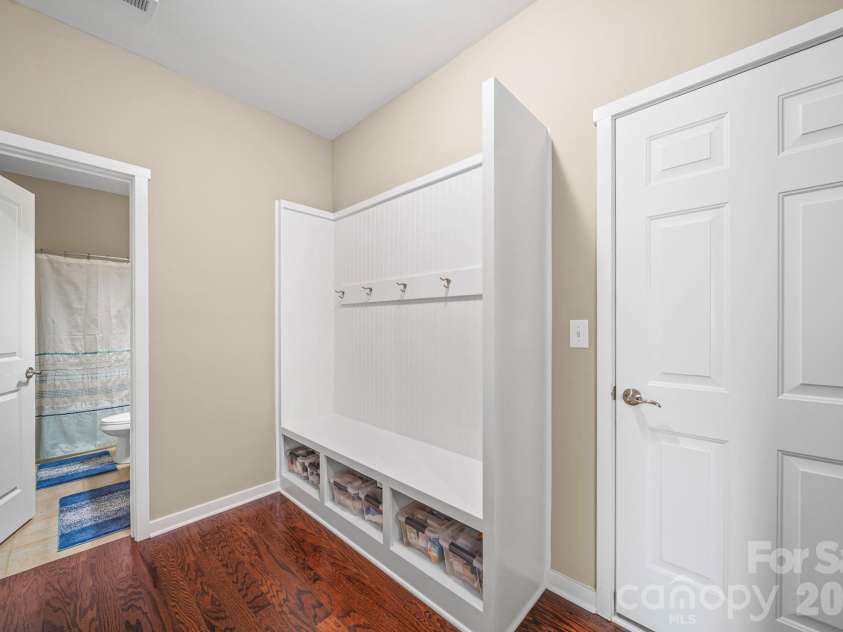 4019 Orchid Way, Tega Cay, SC 29708.  MLS# CAR4369824, YatesRealty ID 22166. Drop zone/mudroom from garage entry