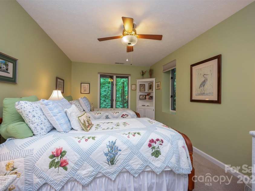 172 Overlook Drive, Flat Rock, NC 28731.  MLS# CAR4224391, YatesRealty ID 2217. Bonus room set up as a bedroom
