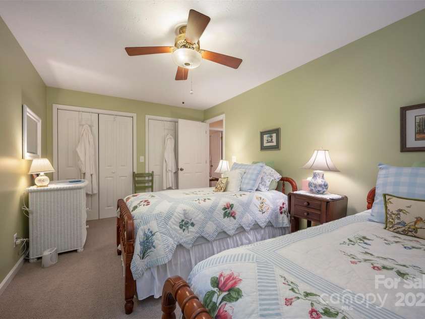 172 Overlook Drive, Flat Rock, NC 28731.  MLS# CAR4224391, YatesRealty ID 2217. Bonus room set up as a bedroom