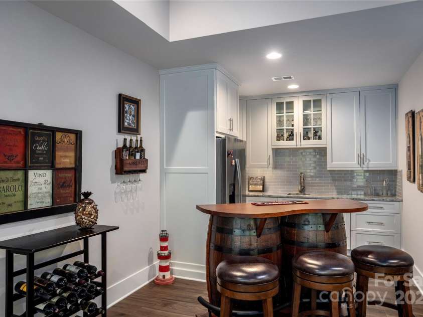 1003 Glory Drive, Morganton, NC 28655.  MLS# CAR4264469, YatesRealty ID 22171. Downstairs Bar and Kitchenette