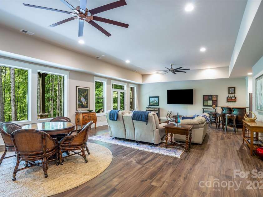 1003 Glory Drive, Morganton, NC 28655.  MLS# CAR4264469, YatesRealty ID 22171. Downstairs Den Area