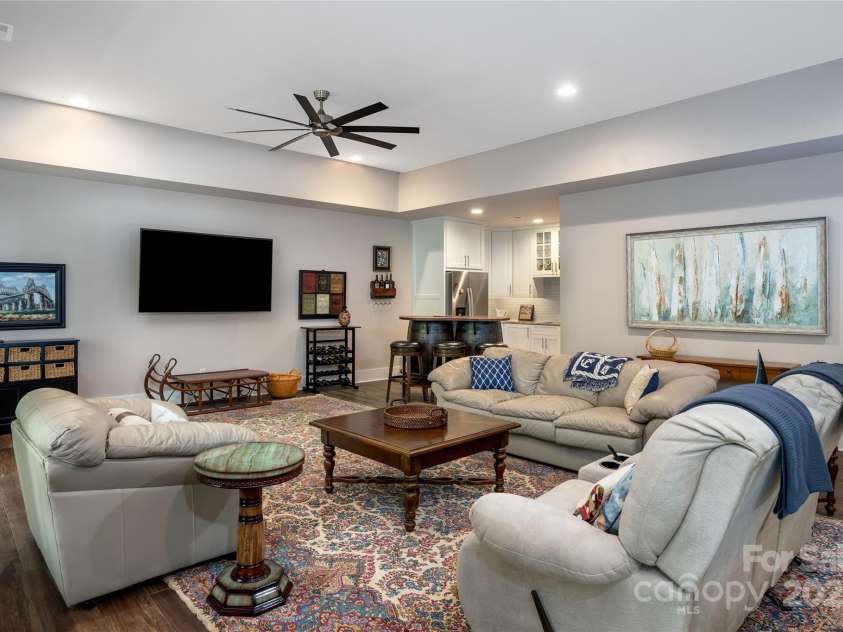 1003 Glory Drive, Morganton, NC 28655.  MLS# CAR4264469, YatesRealty ID 22171. Downstairs Den Area