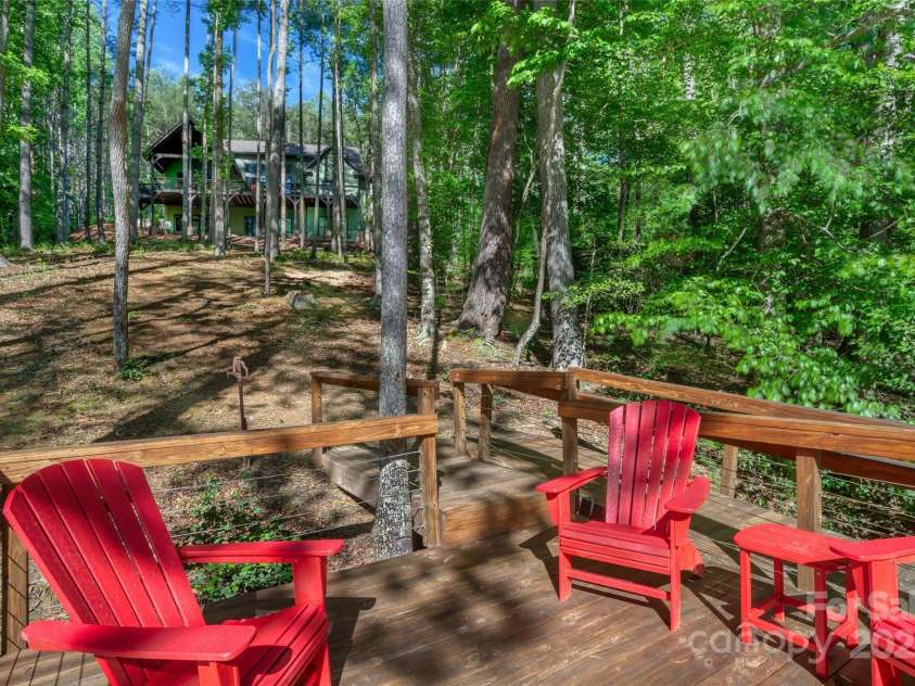 1003 Glory Drive, Morganton, NC 28655.  MLS# CAR4264469, YatesRealty ID 22171. Private Boat Dock and Seating Area