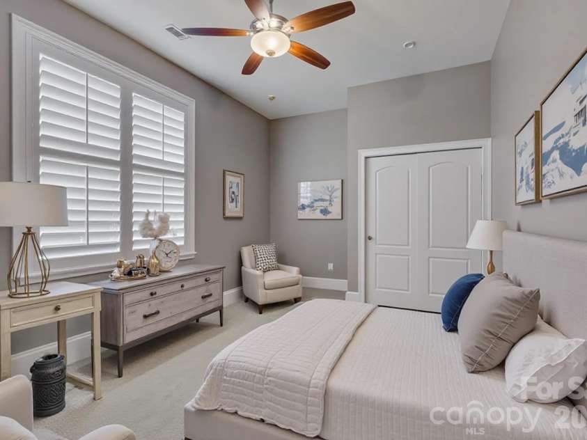 14924 High Bluff Court, Charlotte, NC 28278.  MLS# CAR4361881, YatesRealty ID 22171. Virtually staged guest room
