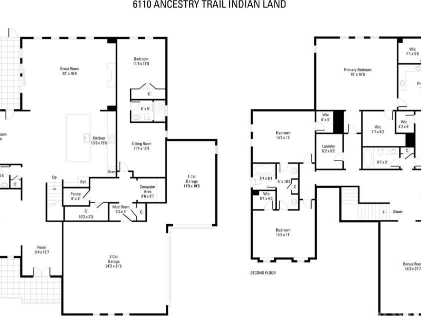 6110 Ancestry Trail, Indian Land, SC 29707.  MLS# CAR4374274, YatesRealty ID 22173. 