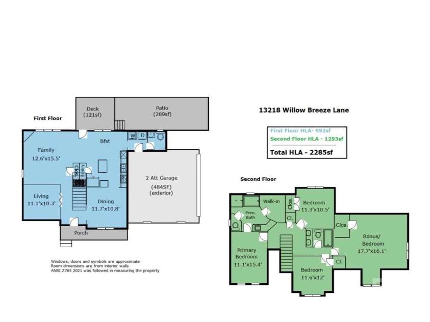 13218 Willow Breeze Lane, Huntersville, NC 28078.  MLS# CAR4375061, YatesRealty ID 22176. 