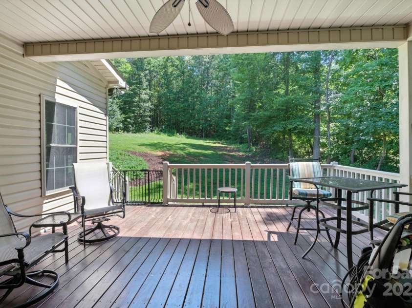 4080 Barbrick Street, Sherrills Ford, NC 28673.  MLS# CAR4281547, YatesRealty ID 2218. Covered back porch