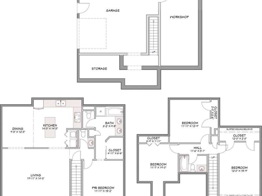 240 Hillcrest Drive, Harrisburg, NC 28075.  MLS# CAR4264116, YatesRealty ID 22184. Floor Plan