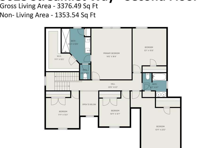 3028 Streamlet Way, Indian Trail, NC 28110.  MLS# CAR4378503, YatesRealty ID 22189. 