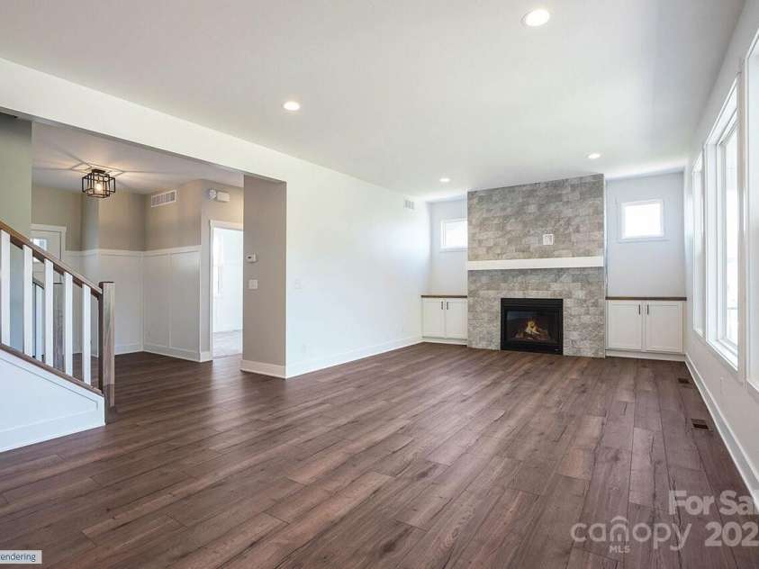 1906 Maius Drive, Conover, NC 28613.  MLS# CAR4231419, YatesRealty ID 2219. Artist rendering family room