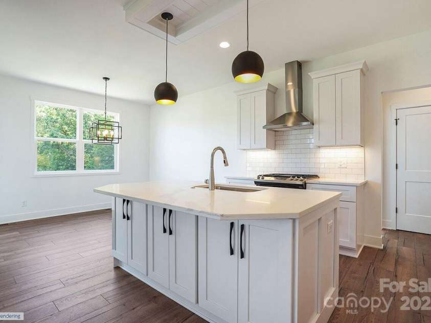 1906 Maius Drive, Conover, NC 28613.  MLS# CAR4231419, YatesRealty ID 2219. Artist rendering kitchen
