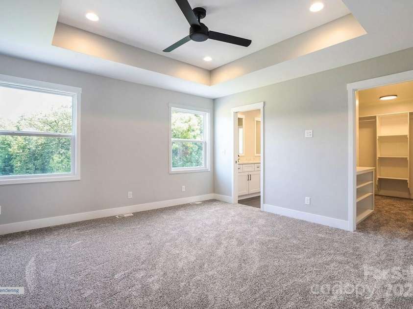 1906 Maius Drive, Conover, NC 28613.  MLS# CAR4231419, YatesRealty ID 2219. Artist rendering primary bedroom