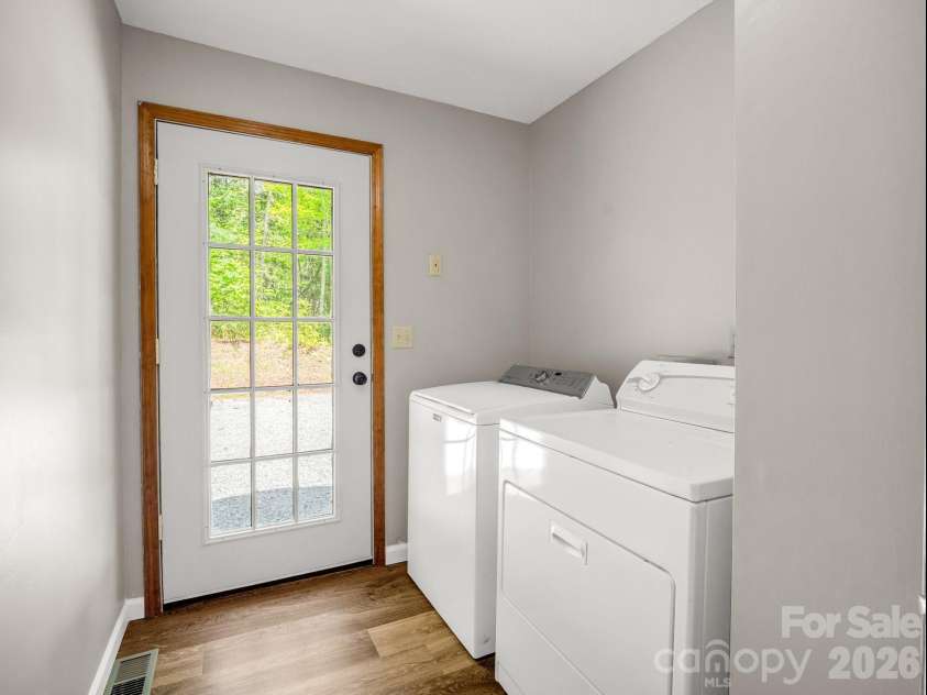 2304 Mountain Page Road, Saluda, NC 28773.  MLS# CAR4366725, YatesRealty ID 22195. Mud/Laundry room with exterior door