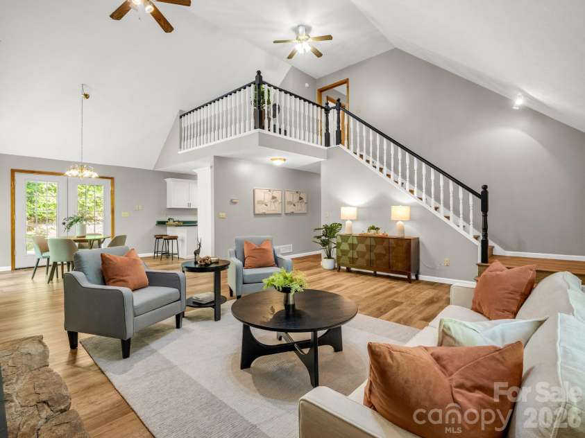 2304 Mountain Page Road, Saluda, NC 28773.  MLS# CAR4366725, YatesRealty ID 22195. Open Floor Plan