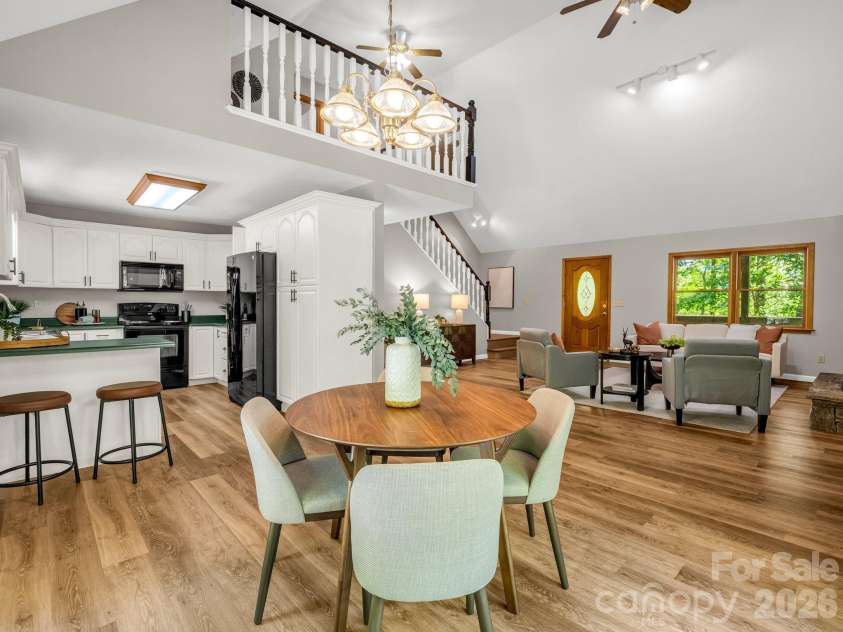 2304 Mountain Page Road, Saluda, NC 28773.  MLS# CAR4366725, YatesRealty ID 22195. Open Floor Plan