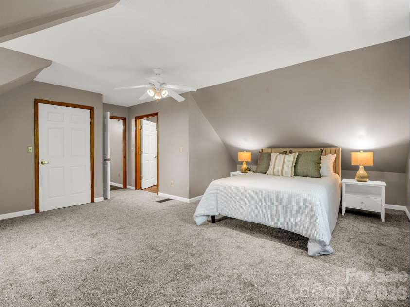 2304 Mountain Page Road, Saluda, NC 28773.  MLS# CAR4366725, YatesRealty ID 22195. Upper Level Primary Suite