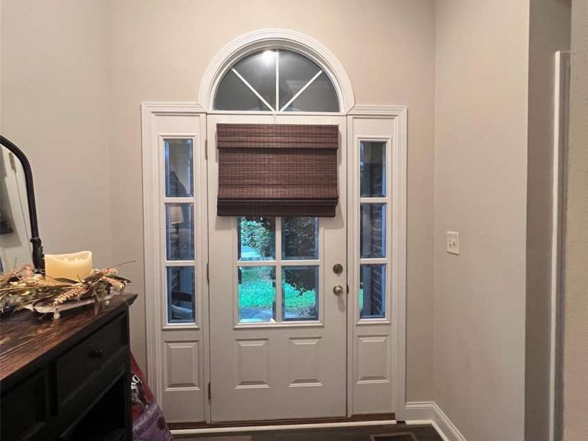 1344 Moonshadow Lane, Shelby, NC 28150.  MLS# CAR4274904, YatesRealty ID 22196. Front Door and Foyer