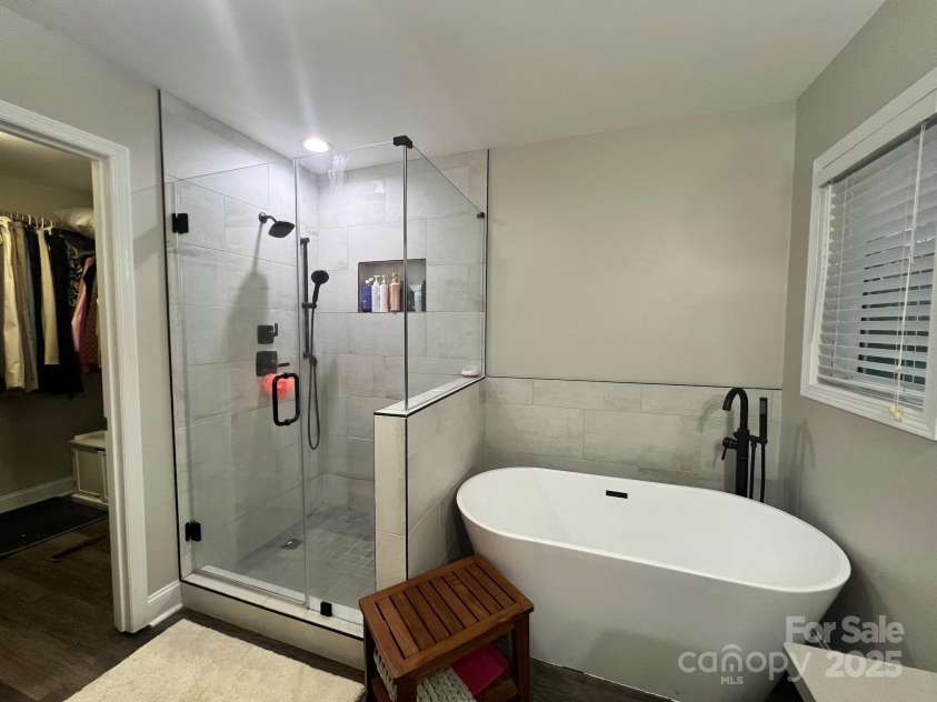 1344 Moonshadow Lane, Shelby, NC 28150.  MLS# CAR4274904, YatesRealty ID 22196. Master Bathroom Newer Shower and Walk in Closet Access
