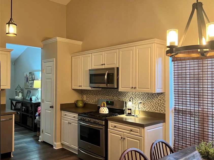 1344 Moonshadow Lane, Shelby, NC 28150.  MLS# CAR4274904, YatesRealty ID 22196. View From Garage Door Entrance to Kitchen