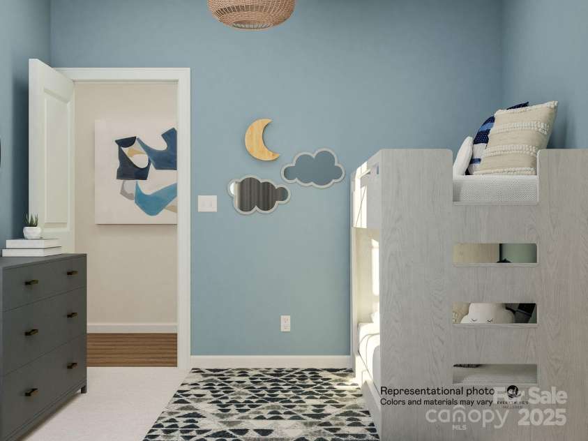 241 Runner Stone Lane, Fort Mill, SC 29715.  MLS# CAR4275297, YatesRealty ID 22202. Bedroom 2