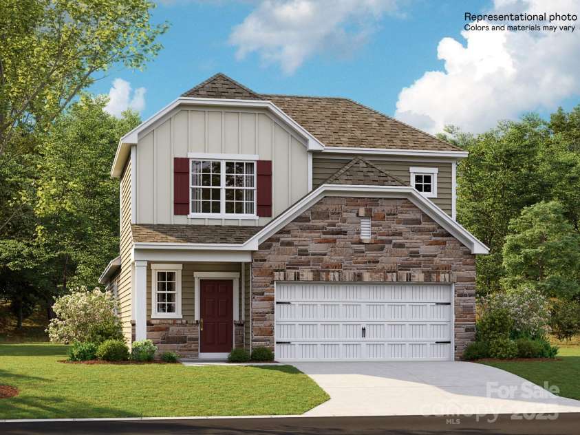 233 Runner Stone Lane, Fort Mill, SC 29715.  MLS# CAR4275308, YatesRealty ID 22203. Exterior Rendering
