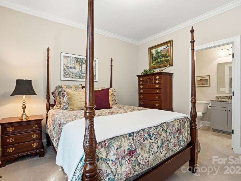 4069 Henshaw Road, Waxhaw, NC 28173.  MLS# CAR4323046, YatesRealty ID 2221. Bedroom 2 down with adjoining bath.