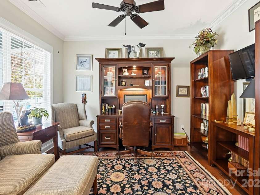 4069 Henshaw Road, Waxhaw, NC 28173.  MLS# CAR4323046, YatesRealty ID 2221. Office/den.