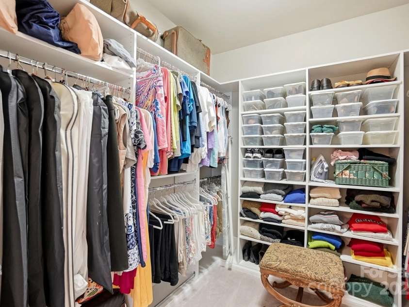 4069 Henshaw Road, Waxhaw, NC 28173.  MLS# CAR4323046, YatesRealty ID 2221. Spacious closet with custom organizers.