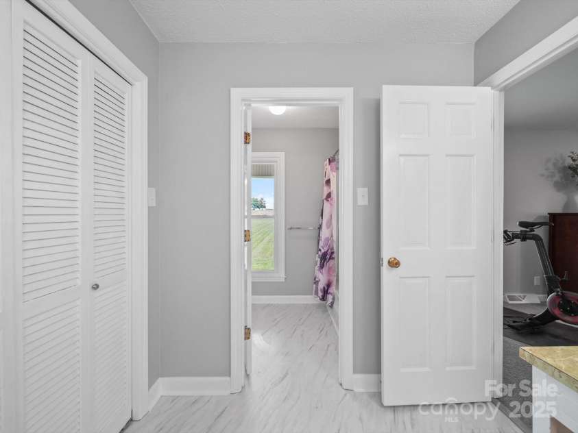 1904 Old Peachland Road, Marshville, NC 28103.  MLS# CAR4275124, YatesRealty ID 22211. Primary bath and closet