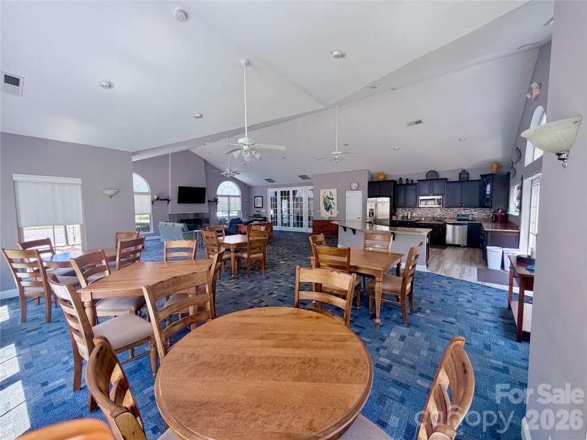 5224 Polo Gate Boulevard, Charlotte, NC 28216.  MLS# CAR4359514, YatesRealty ID 22214. Gathering room for events...