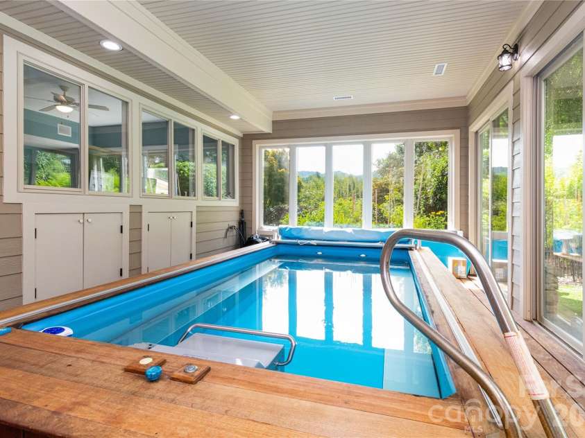 30 Rilandwell Drive, Fletcher, NC 28732.  MLS# CAR4369912, YatesRealty ID 22218. Endless Pool