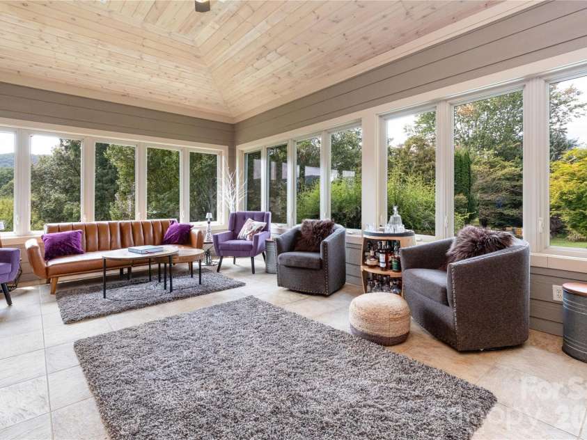 30 Rilandwell Drive, Fletcher, NC 28732.  MLS# CAR4369912, YatesRealty ID 22218. Sunroom