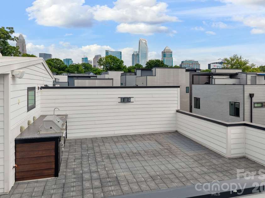 1006 Westbrook Drive, Charlotte, NC 28202.  MLS# CAR4366140, YatesRealty ID 22223. Rooftop