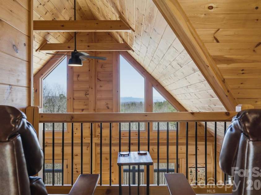 338 Lakeview Trail, Nebo, NC 28761.  MLS# CAR4349366, YatesRealty ID 2223. Loft sitting area - perfect home office